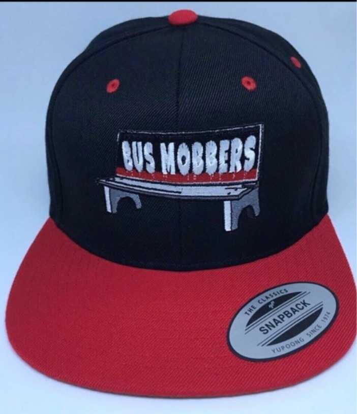 BUSMOBBERS BENCH SNAPBACK/RED-BLACK